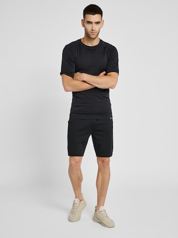 Hummel Functioneel shirt 'Stroke' in Zwart