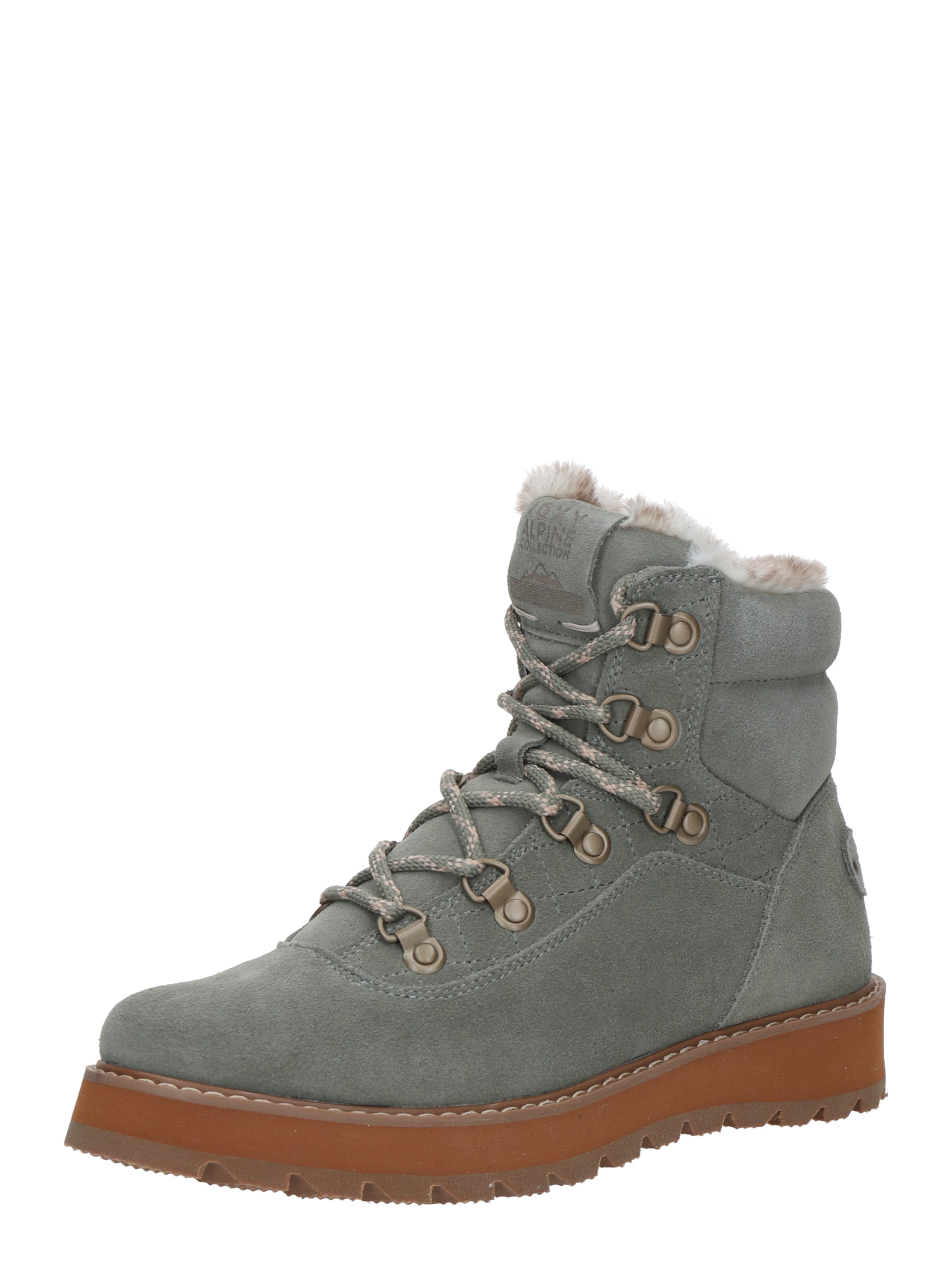 ROXY Gležnarji z vezalkami 'Bradie' | zelena barva: sprednja stran