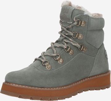 ROXY Lace up bootie Bradie in Green ABOUT YOU