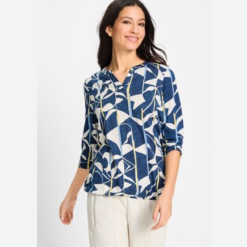 Olsen Shirt in Blauw: voorkant