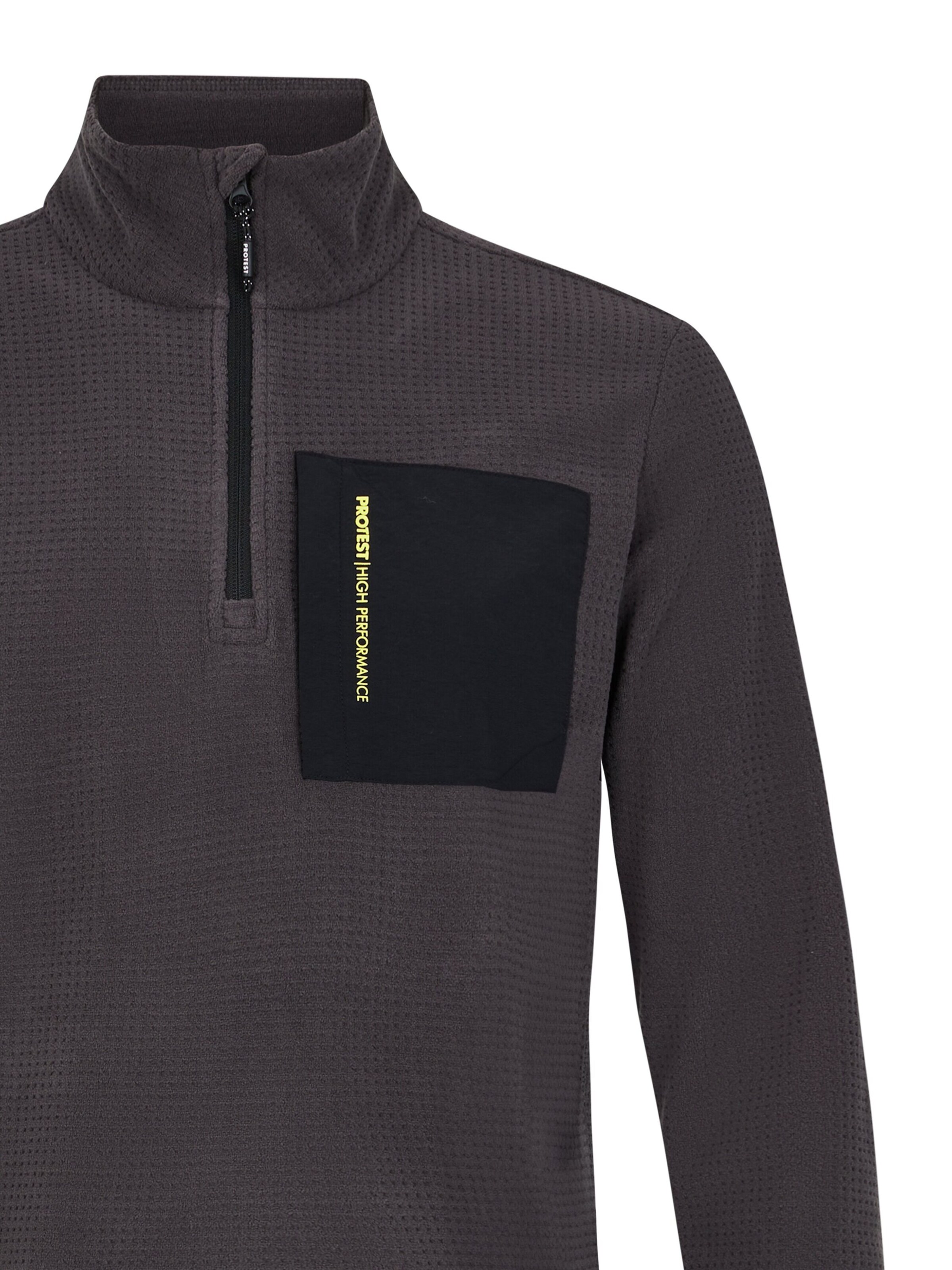 PROTEST Athletic Sweatshirt 'PRTCARE' in Grey