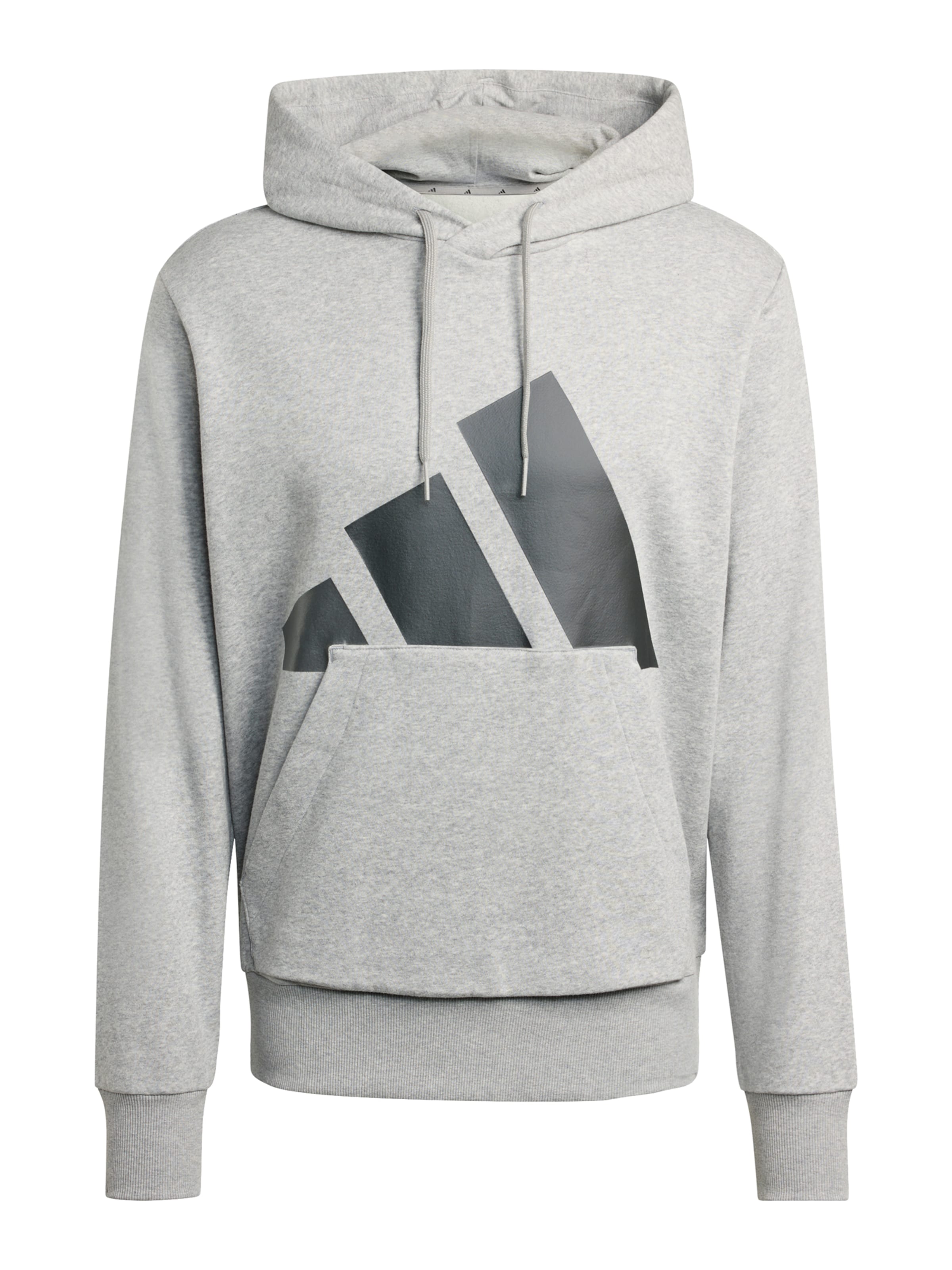 ADIDAS SPORTSWEAR Sports sweatshirt 'ESS' in Mottled grey / Black, Item view