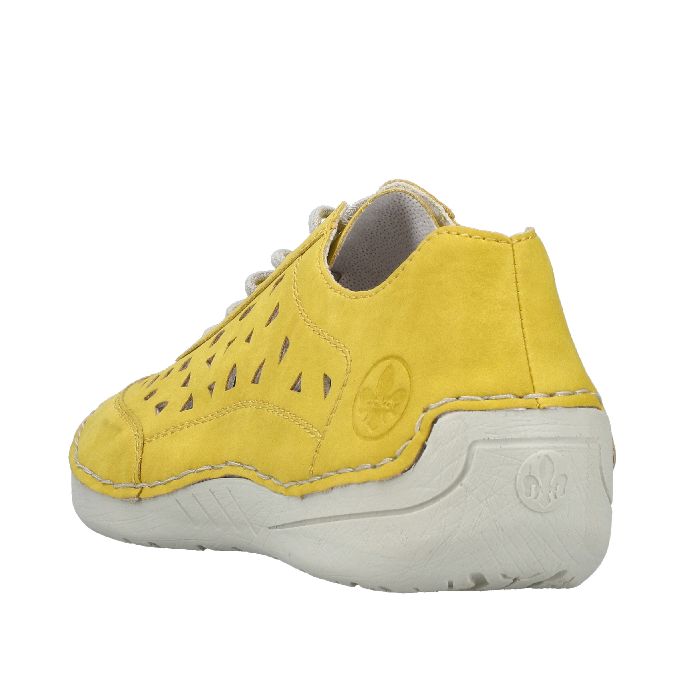 Chaussure à lacets '52517' Rieker en jaune