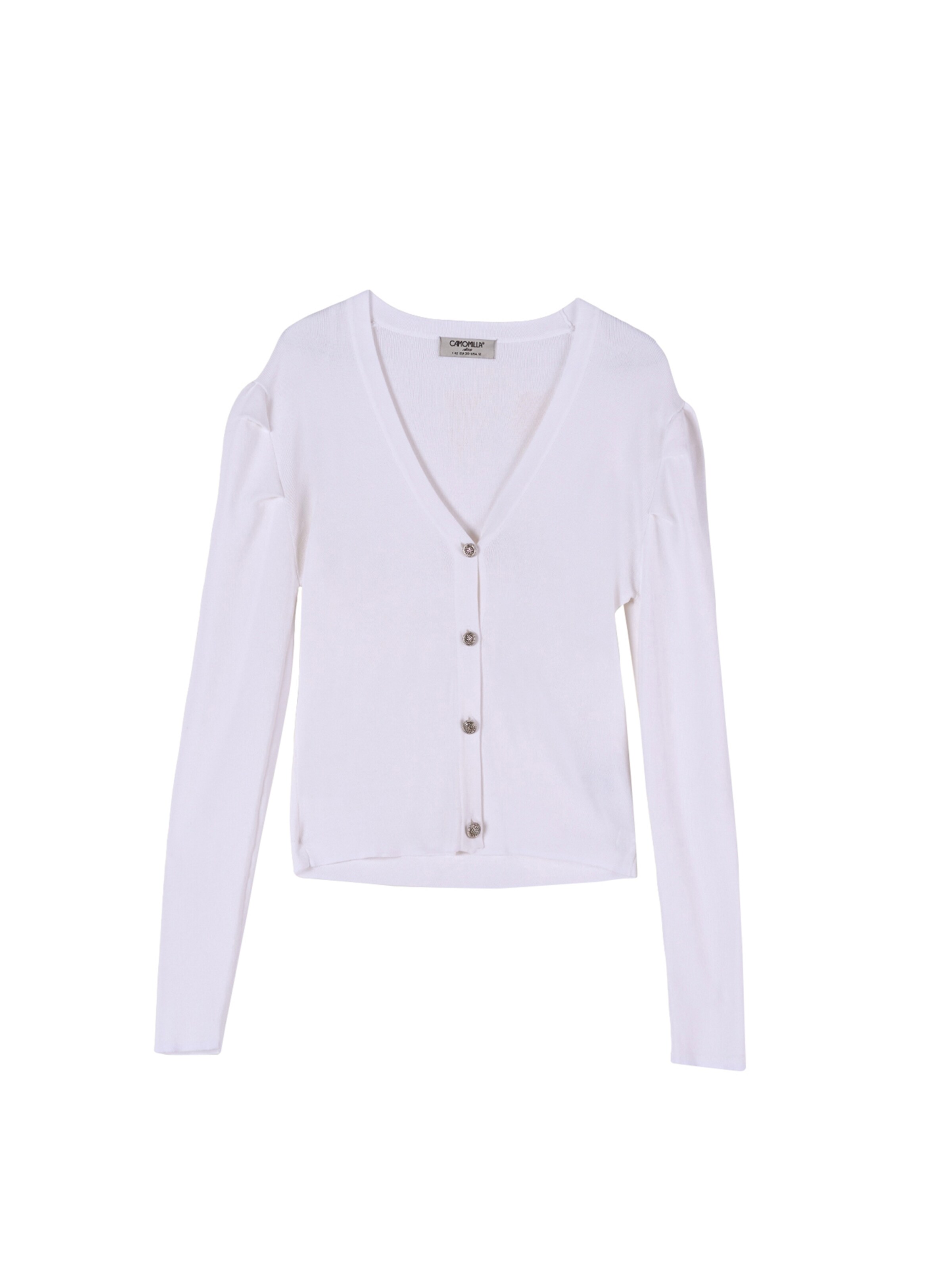 Cardigan 'CLIO' Camomilla Italia en blanc : devant