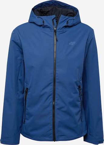 4F Athletic Jacket in Blue: front