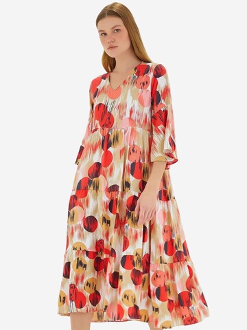 Robe 'Midi' Bigdart en mélange de couleurs : devant