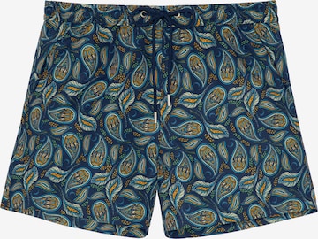 HOM Board Shorts ' Abaco ' in Blue: front