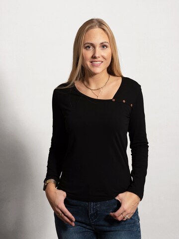 Forplay Shirt 'Carla' in Schwarz: predná strana