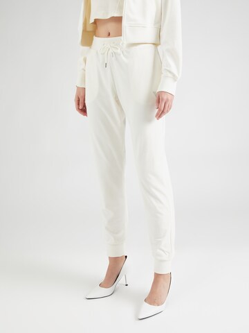 GUESS Tapered Pants in White: front