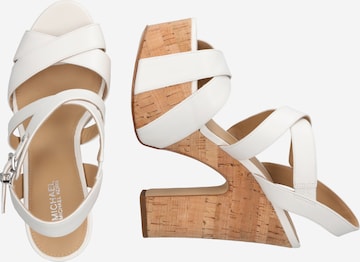 MICHAEL Michael Kors Remienkové sandále 'SUKI' - biela