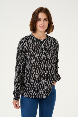 Kaffe Blouse 'KA Jaden' in Zwart: voorkant