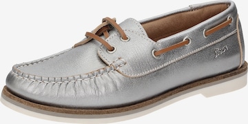 SIOUX Mokassin 'Nakimba' in Grau: Vorderseite