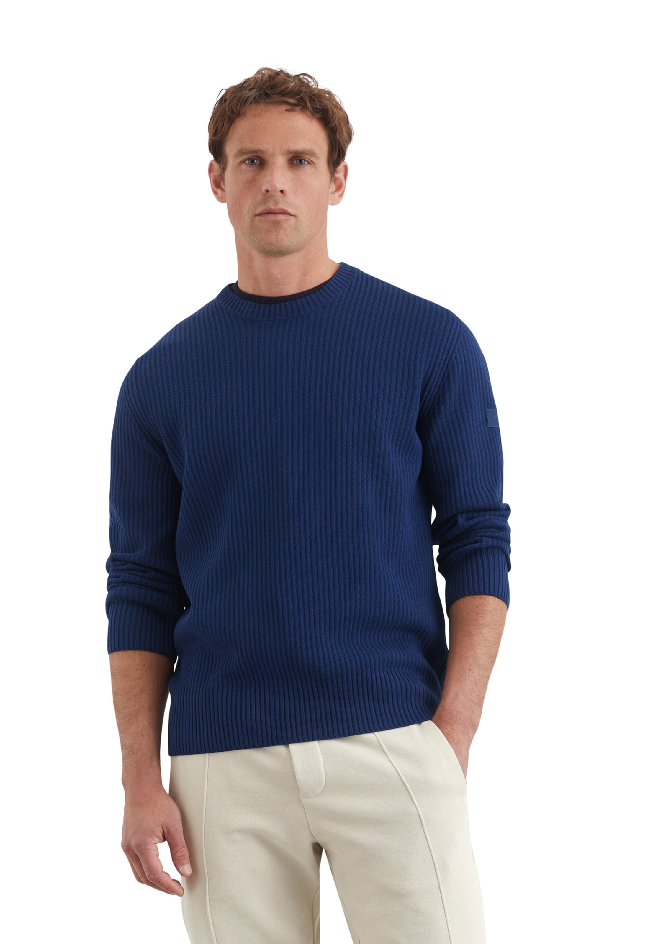 Marc O'Polo Pullover in Blau: Vorderseite