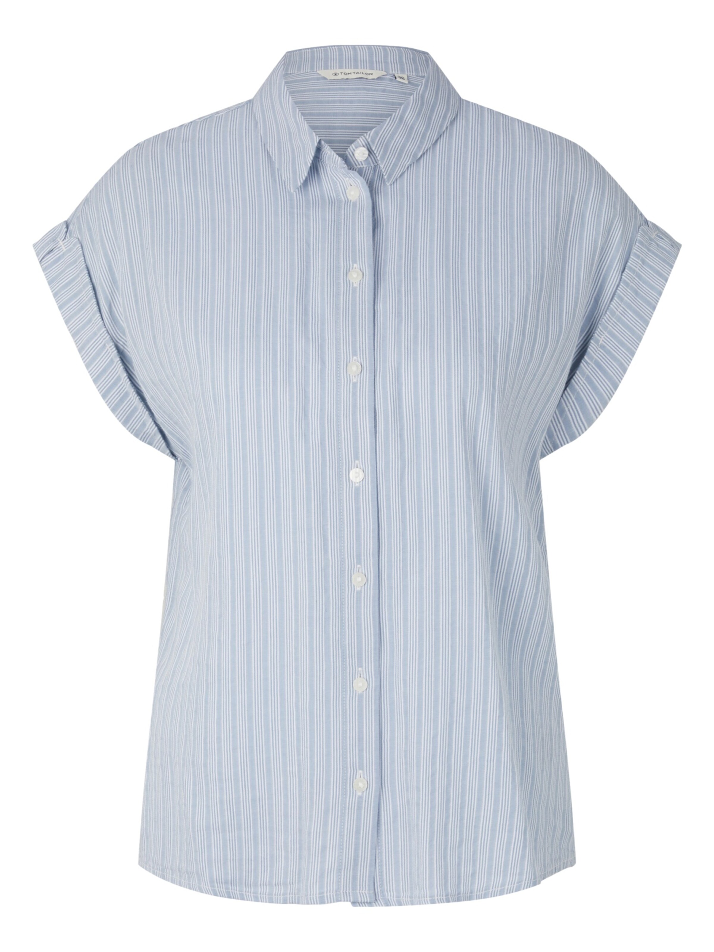 TOM TAILOR Bluse in Blau: Vorderseite