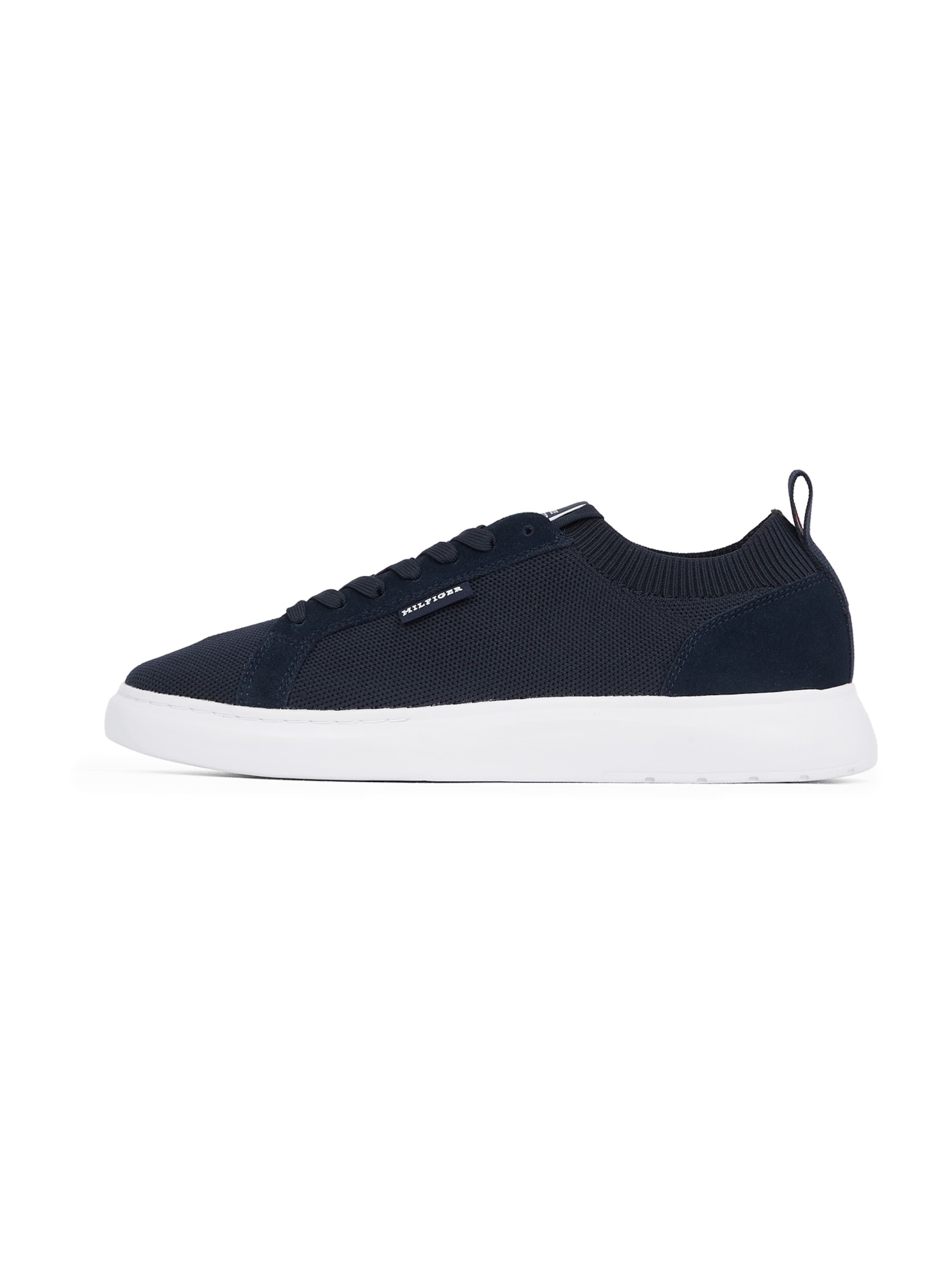 Baskets basses TOMMY HILFIGER en bleu : devant