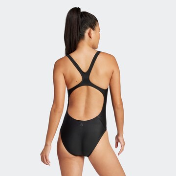 ADIDAS PERFORMANCE Bralette Sports swimsuit 'Big Bars' in Black