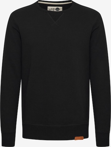 !Solid Sweatshirt 'Trip-O-Neck' in Black: front