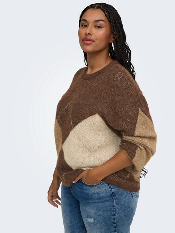 Pull-over 'CARNOEME' ONLY Carmakoma en marron