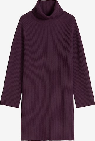 Marc O'Polo Knitted dress in Purple: front