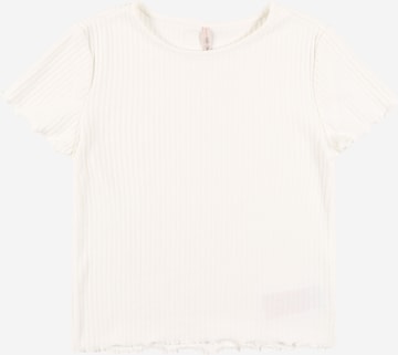 KIDS ONLY T-shirt 'Nella' i beige: framsida