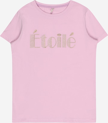 KIDS ONLY Shirt 'GJENKA' in Pink: front