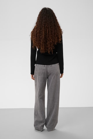 SOAKED IN LUXURY - Casaco de malha 'Lysandra' em preto