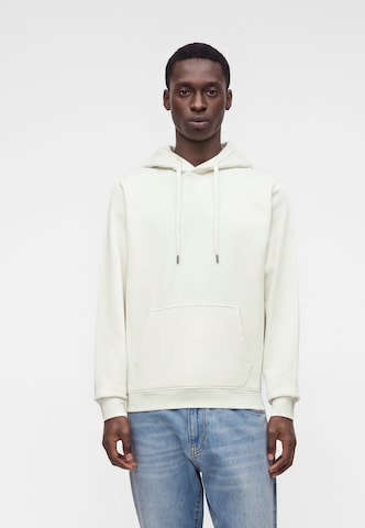 GUESSSweater majica - bijela boja: prednji dio