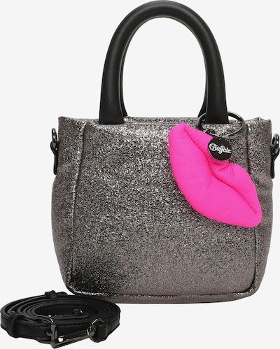 Borsa a mano BUFFALO di colore grigio scuro / rosa / nero, Visualizzazione prodotti