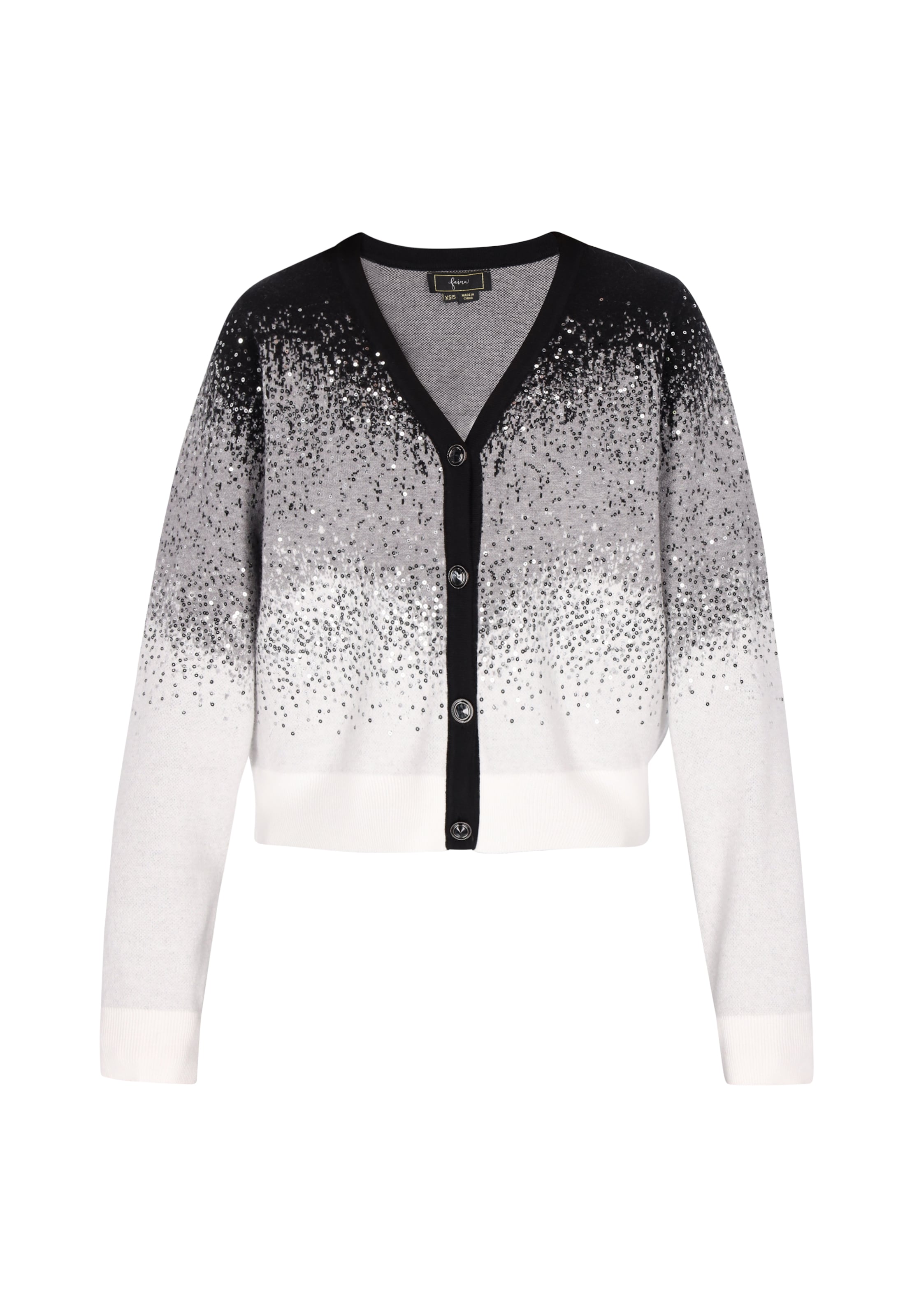 faina Kardigán - Sivá: predná strana