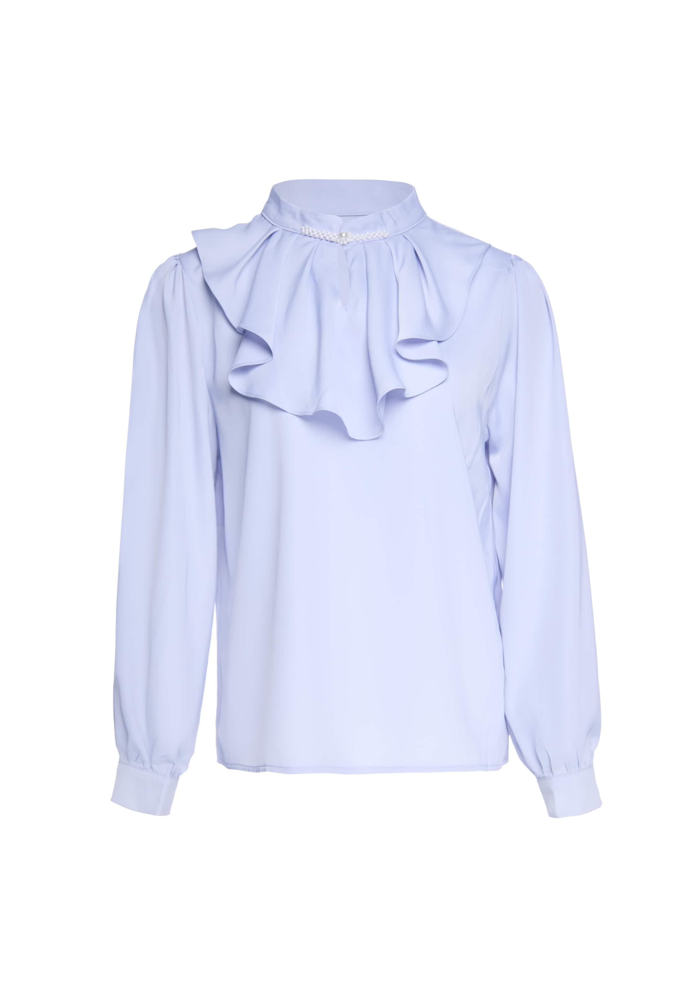 usha BLACK LABEL Blouse in Blauw: voorkant