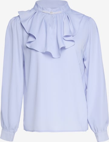 usha BLACK LABEL Blouse in Blauw: voorkant