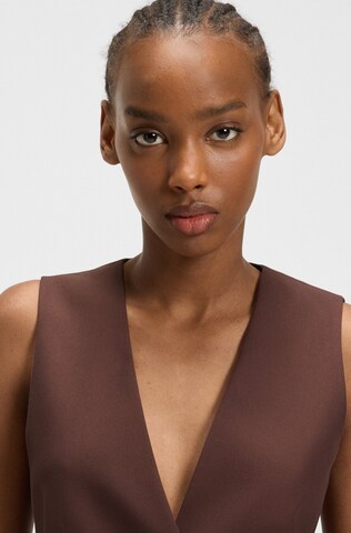 HUGO Weste 'Aumara' in Braun