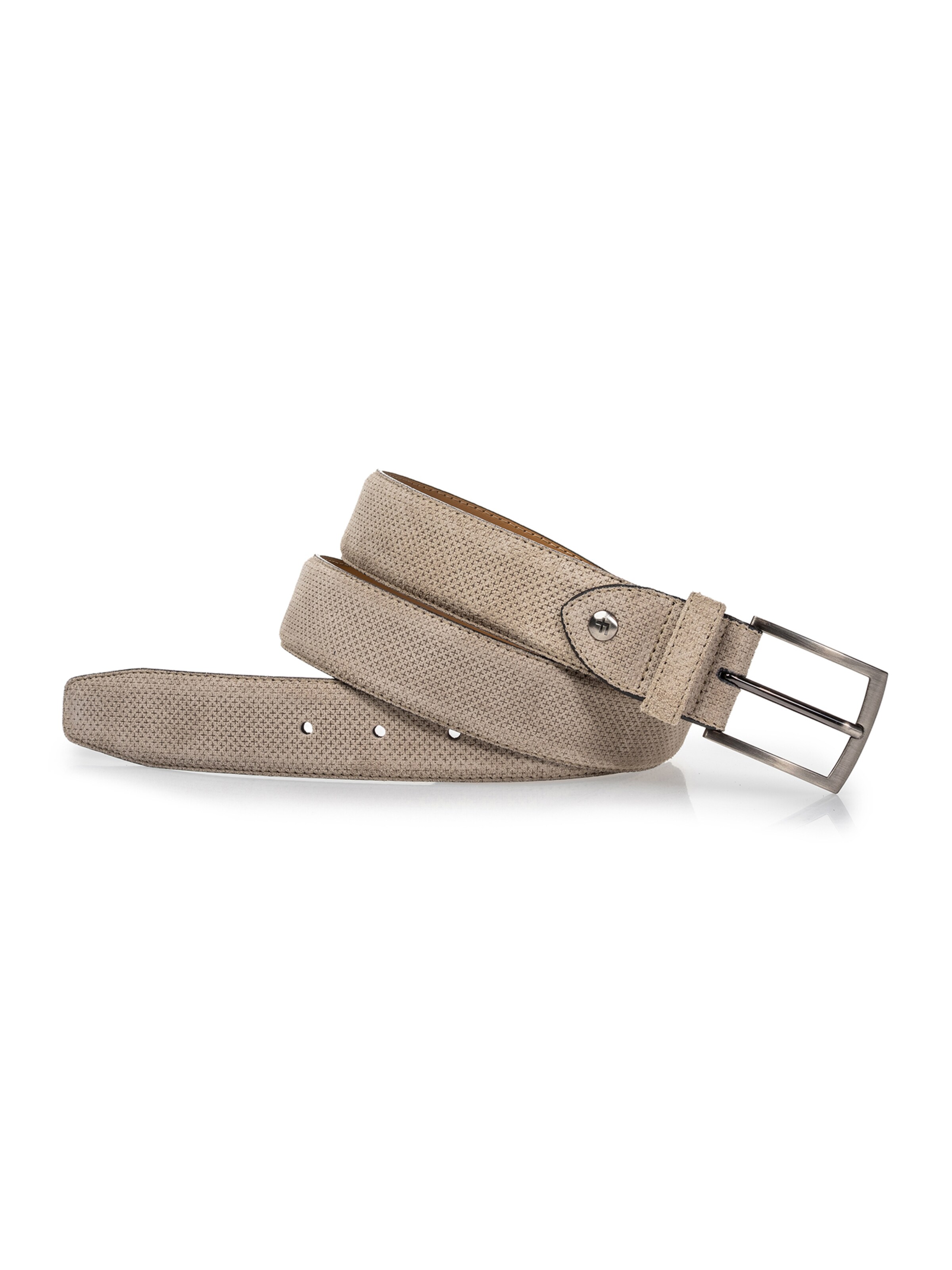Floris van Bommel Riem 'DE BELTER 52' in Beige: voorkant