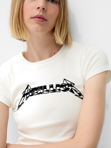 Bershka Shirt in Wit