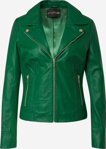 Studio AR Between-Season Jacket 'KENDALL' in Green: front