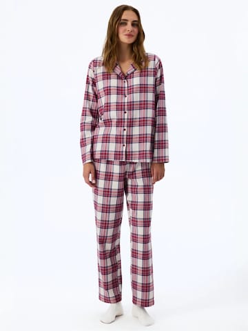 Penti Pidžaama 'Pyjama-Sets', värv punane: eest vaates