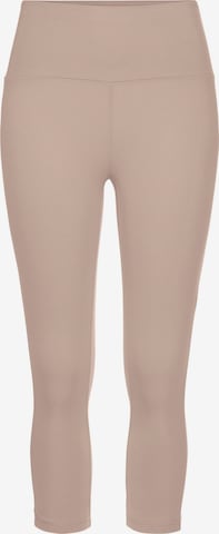 LASCANA Slimfit Leggingsit värissä beige: etupuoli