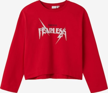 NAME IT Sweatshirt i rød: forside
