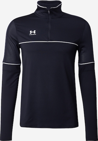 UNDER ARMOUR Toiminnallinen paita 'Challenger' värissä musta: etupuoli