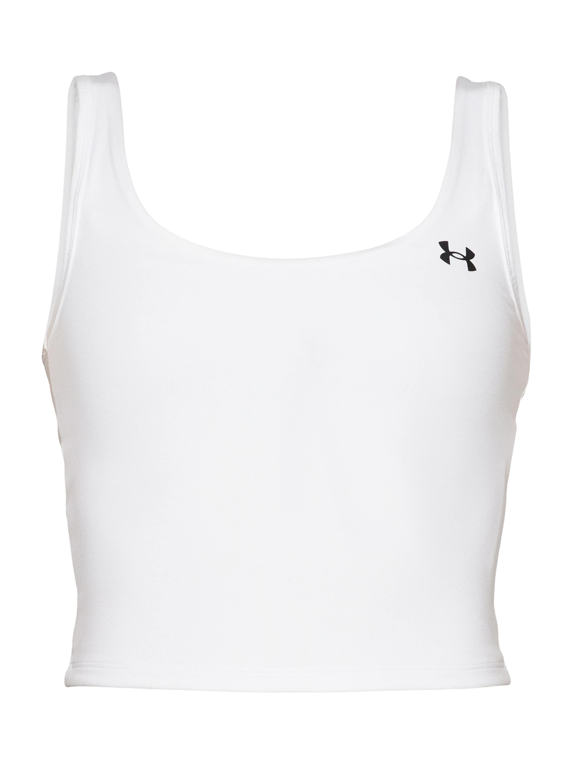 UNDER ARMOUR Sporttop 'Motion' in Wit: voorkant