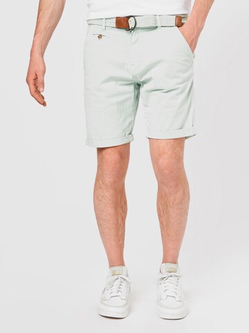 INDICODE JEANS Regular Shorts 'Conor' in Grün: predná strana