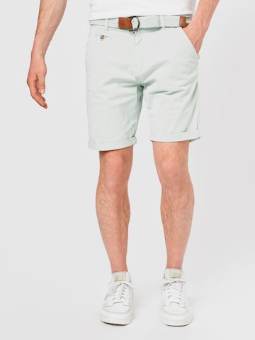 Regular Pantalon 'Conor' INDICODE JEANS en vert : devant