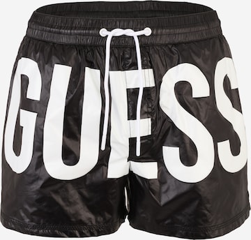 GUESS Uimashortsit 'ULTRA' värissä musta: etupuoli