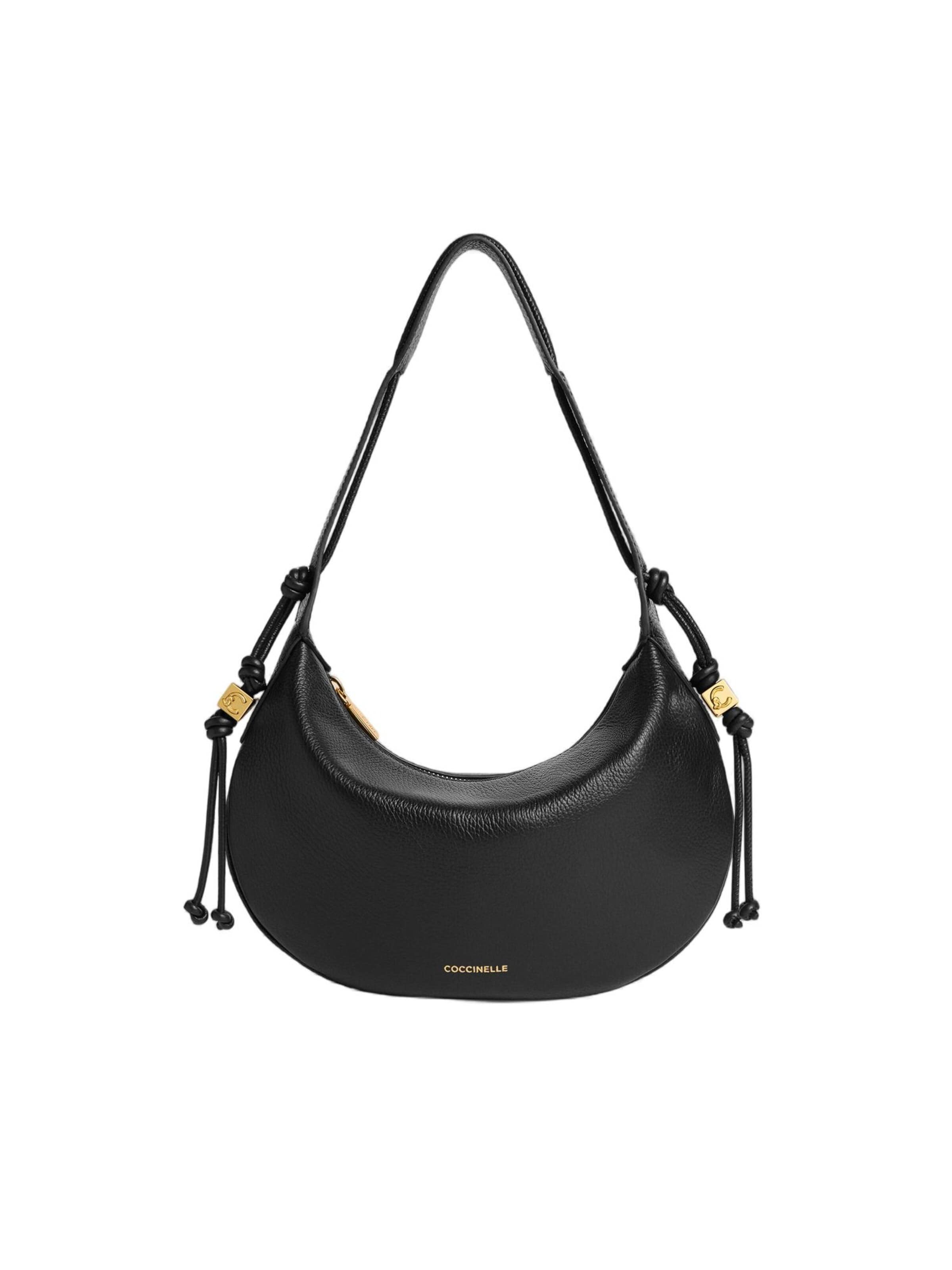 Coccinelle Shoulder Bag 'Thess 3' in Black: front
