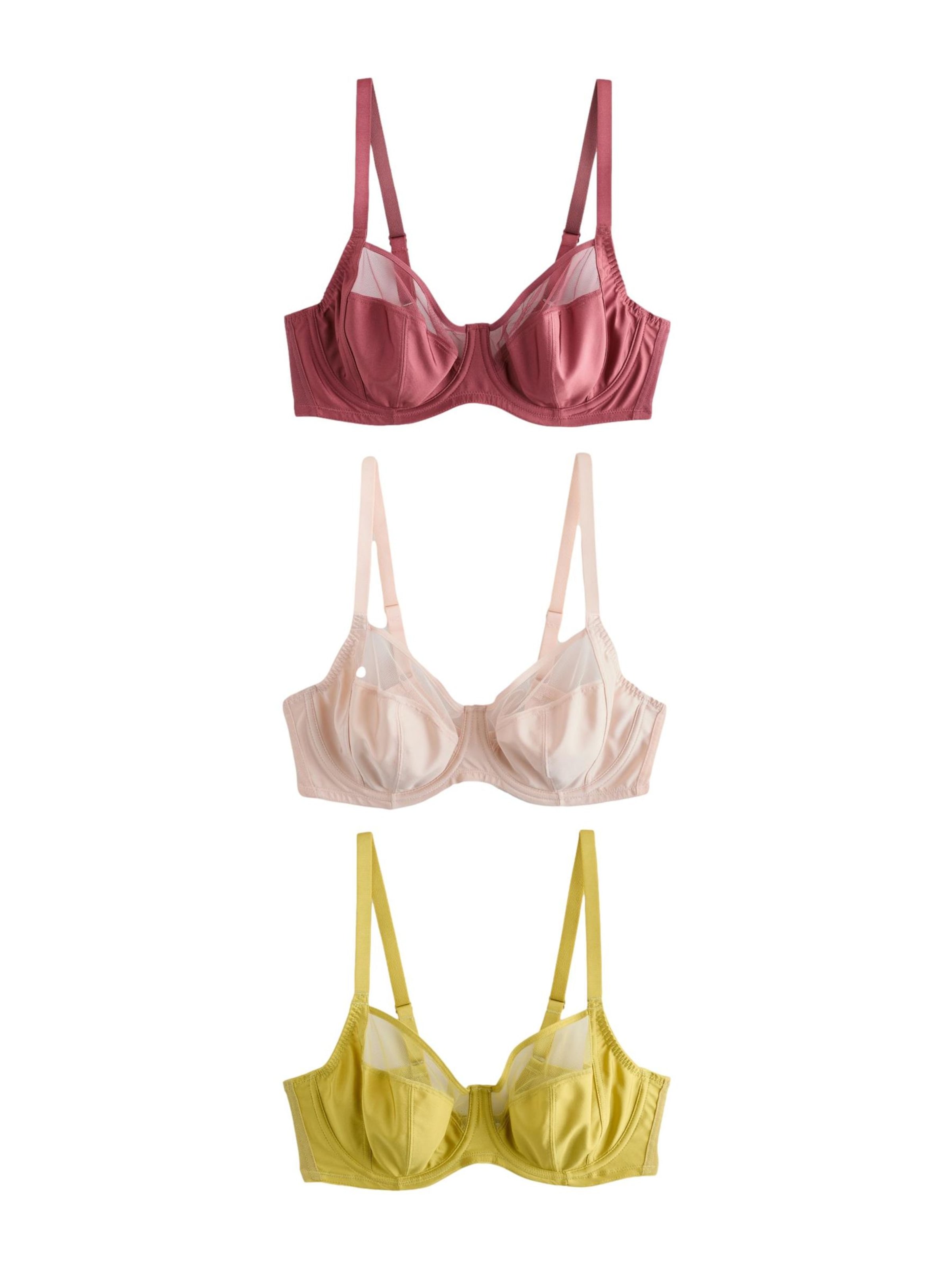 T-shirt Reggiseno di Next in giallo: frontale
