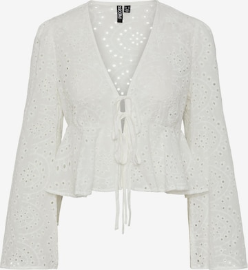 PIECES Blouse 'JANNI' in White: front