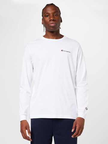 Champion Authentic Athletic Apparel T-shirt 'Classic' i vit: framsida