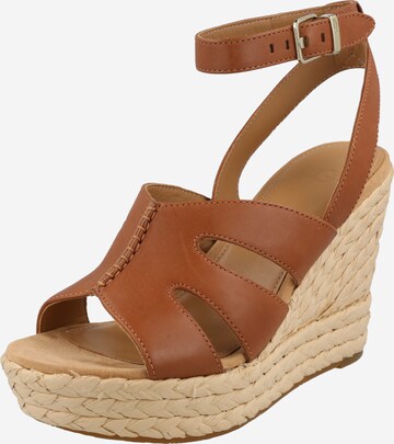 UGG Sandalen met riem 'Careena' in Bruin: voorkant