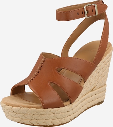 UGG Strap Sandals 'CAREENA' in Brown: front