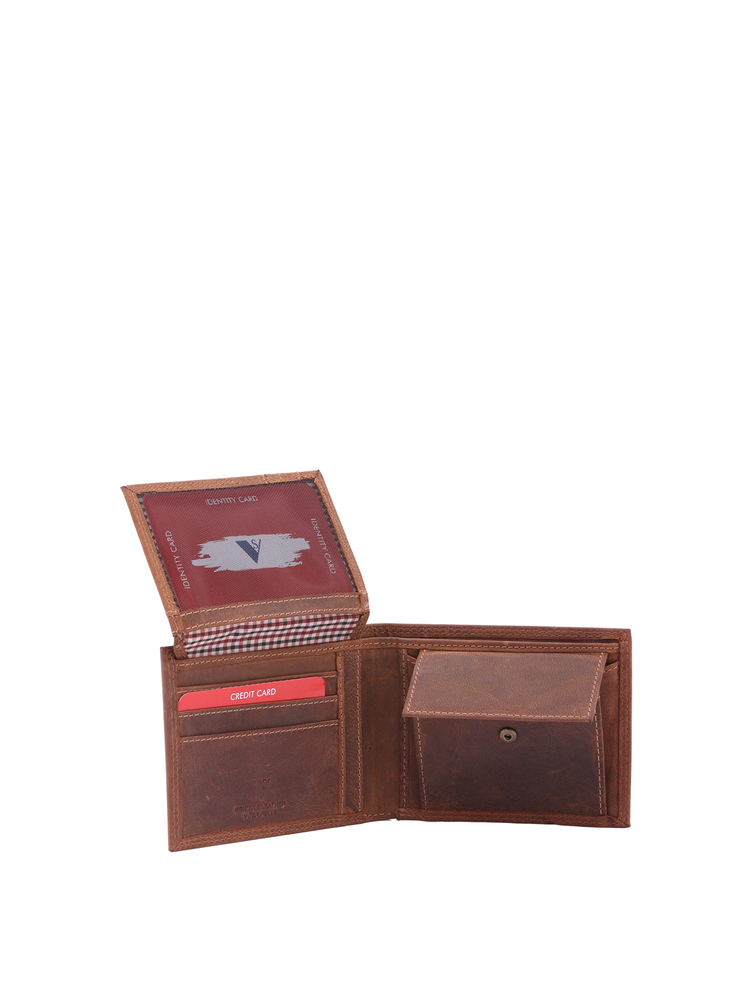 Sergio Valentini Portemonnee in Bruin